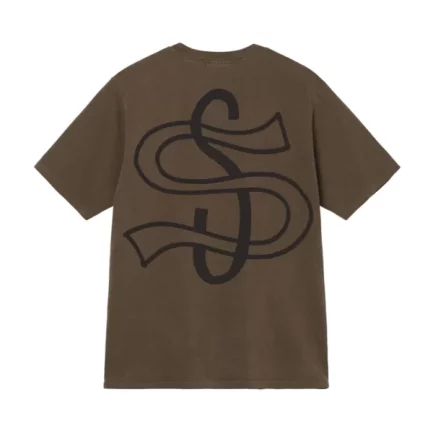 BIG LEAGUE PIGMENT DYED TEE BROWN