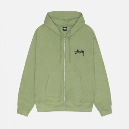 SKATE TOUGH ZIP GREEN HOODIE