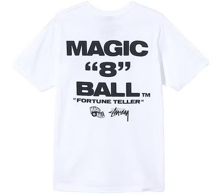 Stussy x Mattel Magic 8 Ball T-shirt