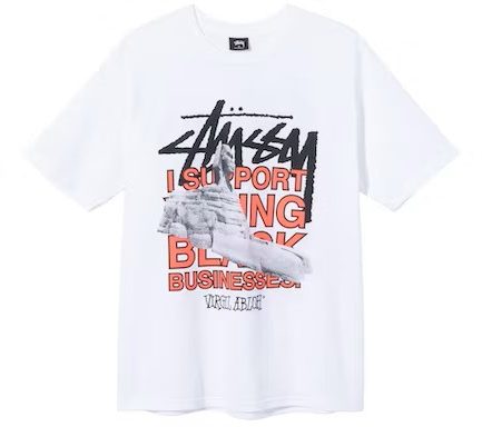 Stussy x Virgil Abloh World Tour Collection T-shirt